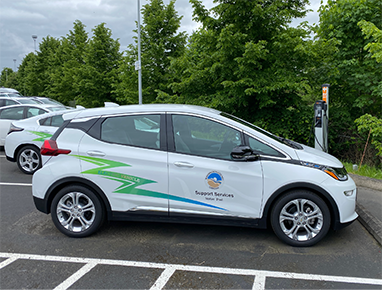 Washington County car charging using ChargePoint CT4000