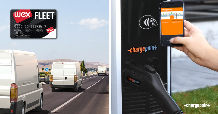 Pay for EV fleet charging with WEX and ChargePoint