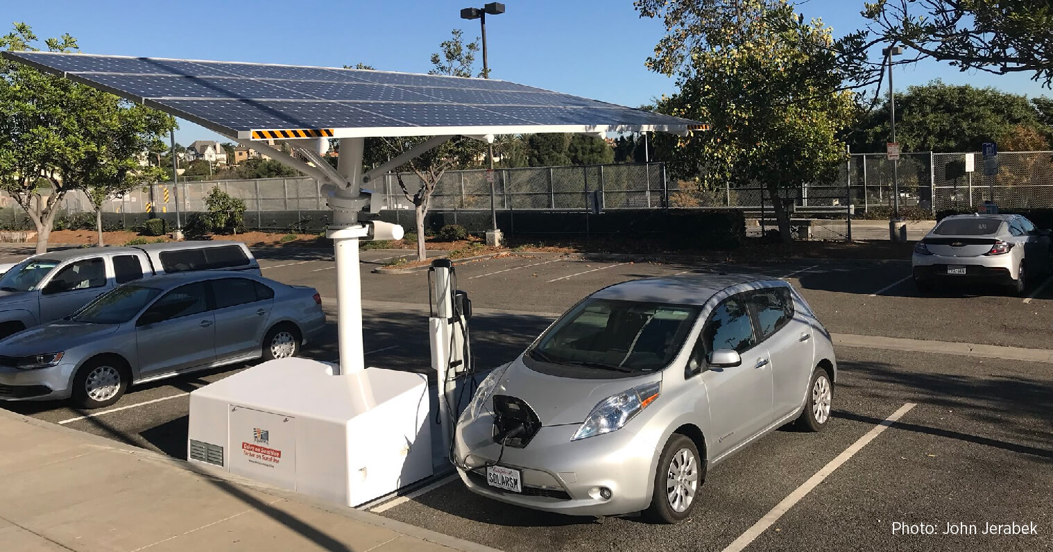 Charging EVs on solar energy has a big impact