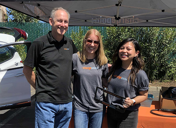 ChargePoint in the Community on Earth Day
