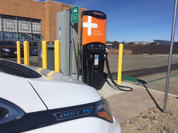 Chevy Bolt EV Fast Charging at Ford Point