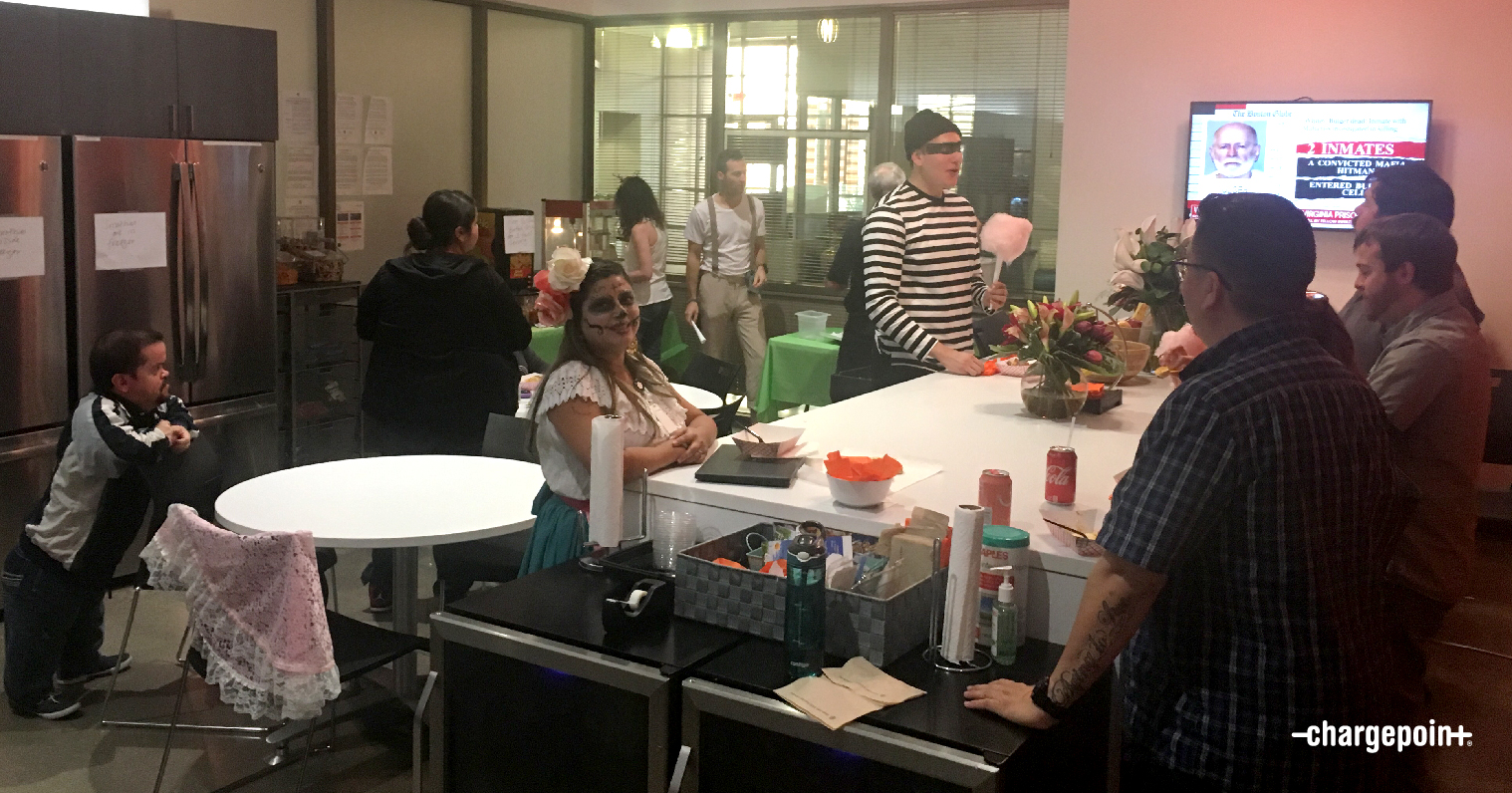 On Halloween, meetings are a bit different at ChargePoint